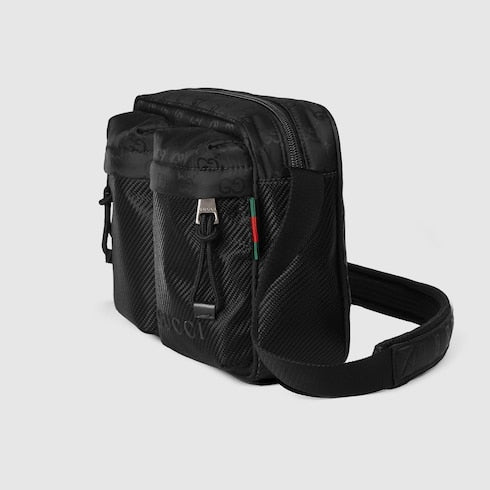 Borsa a tracolla Nexus misura piccola nylon nero