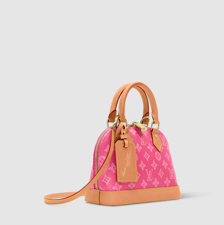 Alma BB Rosa Ruban Monogram
