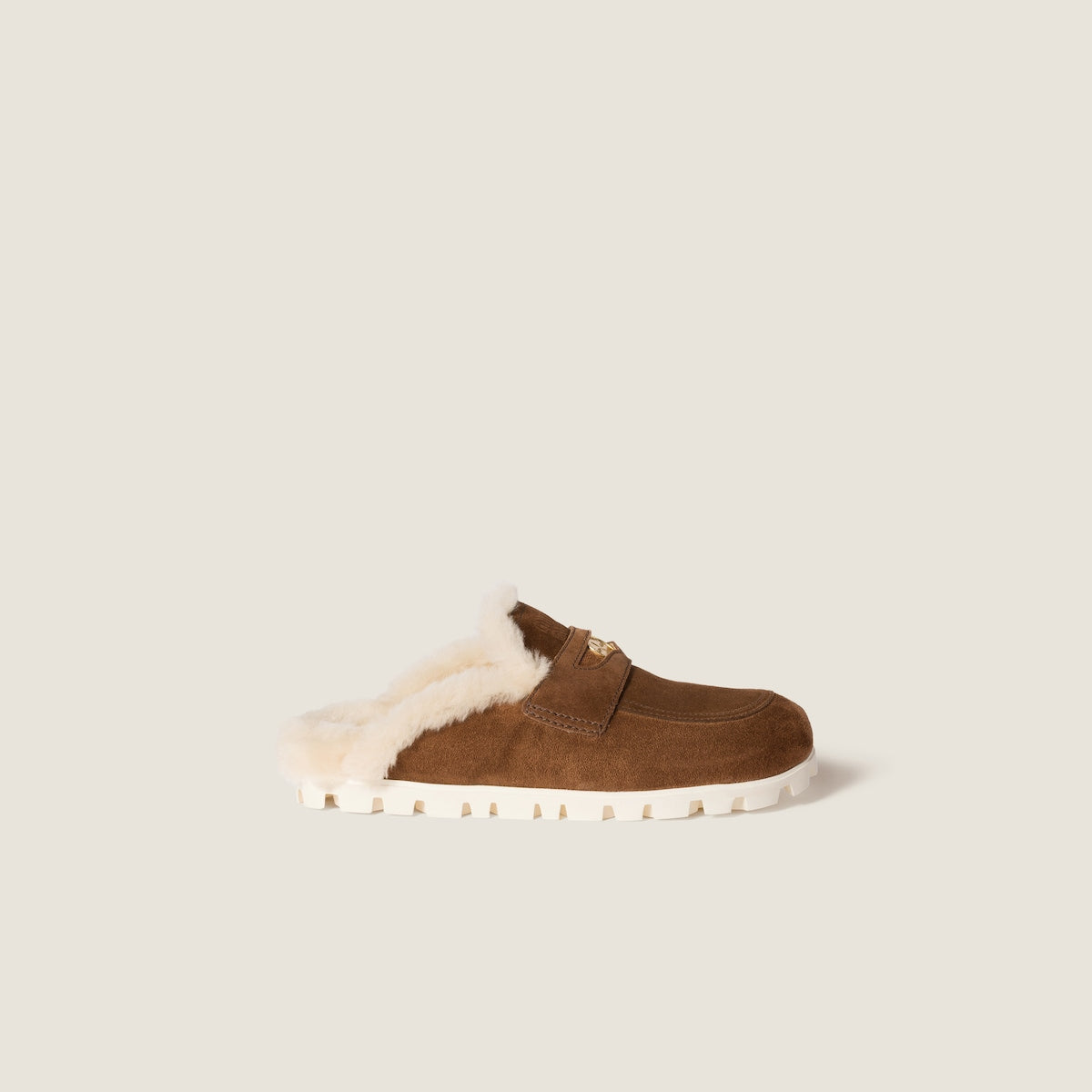 Sabot in pelle scamosciata cacao