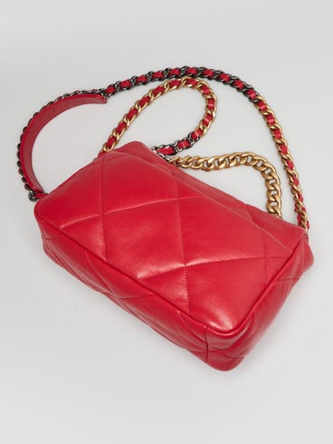 Borsa 19 Flap Small Rosso