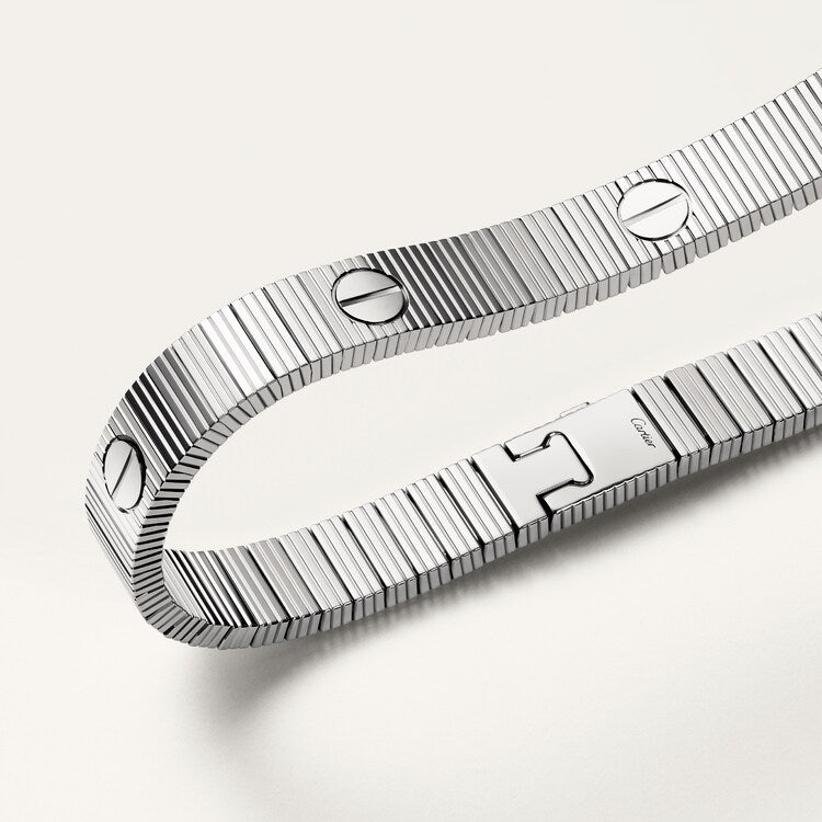 Bracciale LOVE Unlimited flessibile in color argento