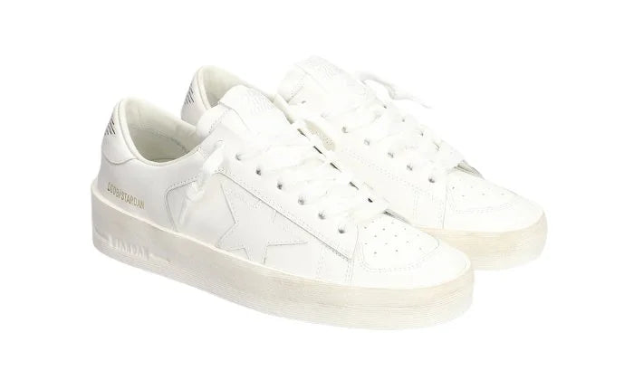 STARDAN SNEAKERS IN WHITE LEATHER