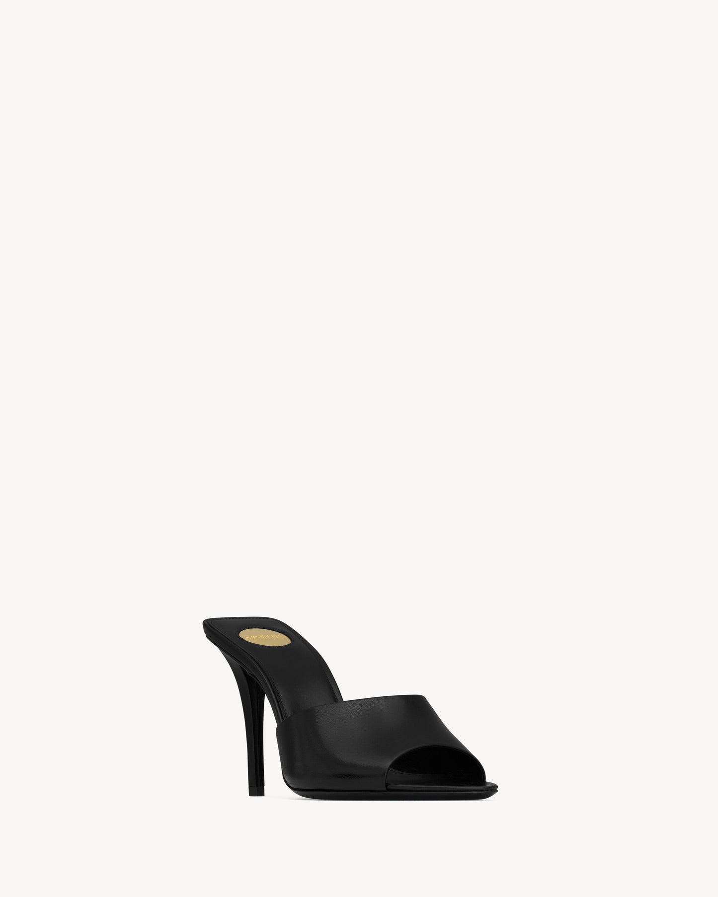 Sandali con tacco Romy in pelle nera