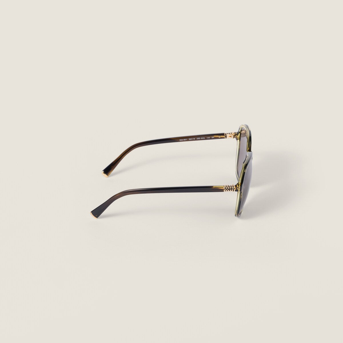 Occhiali da sole Miu Regard in striato londen con lenti grigio