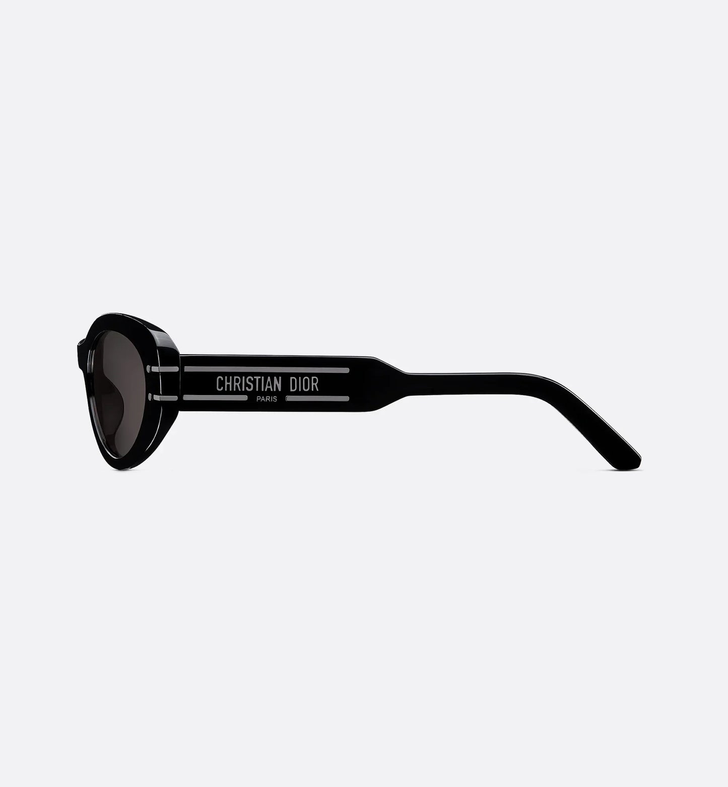 Occhiali da sole ovali neri Signature B8U donna