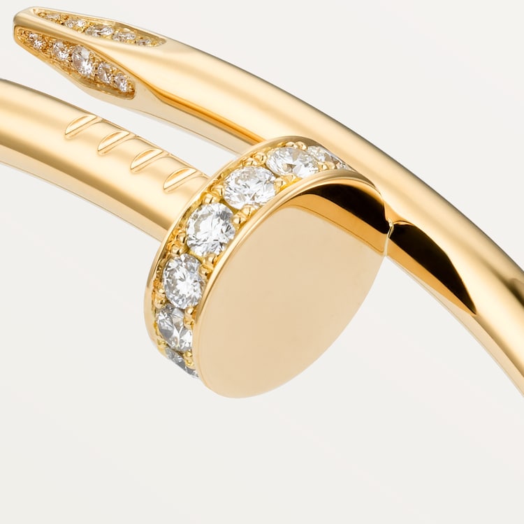 Juste un Clou bracciale classico diamanti in color oro