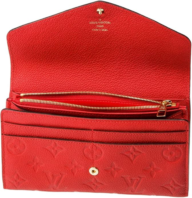 Portafoglio Sarah Empreinte Rosso