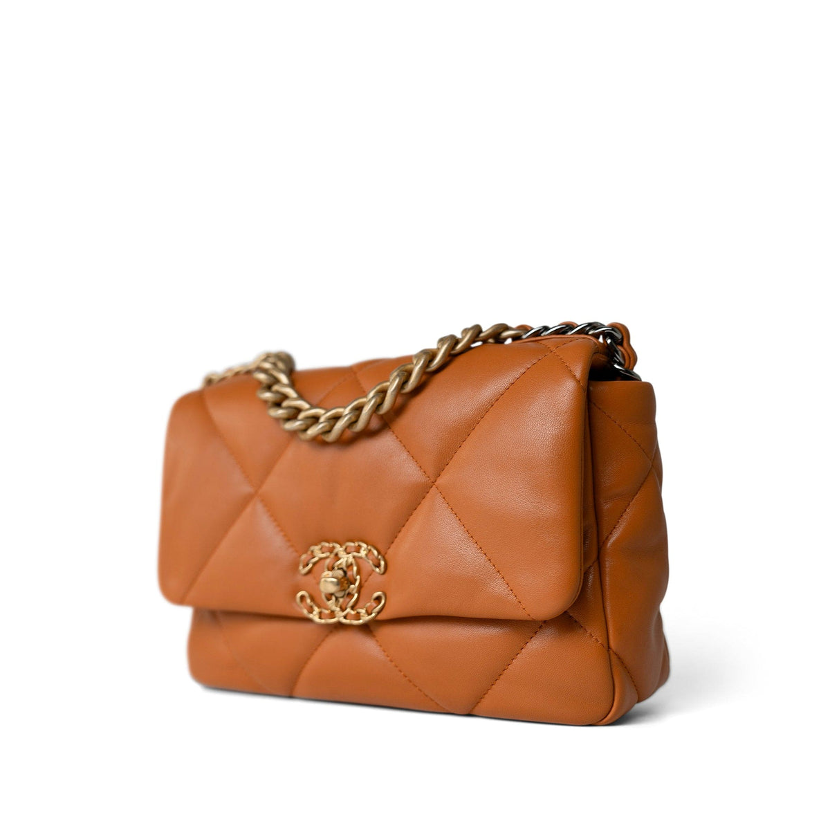 Borsa 19 Flap Small Caramel