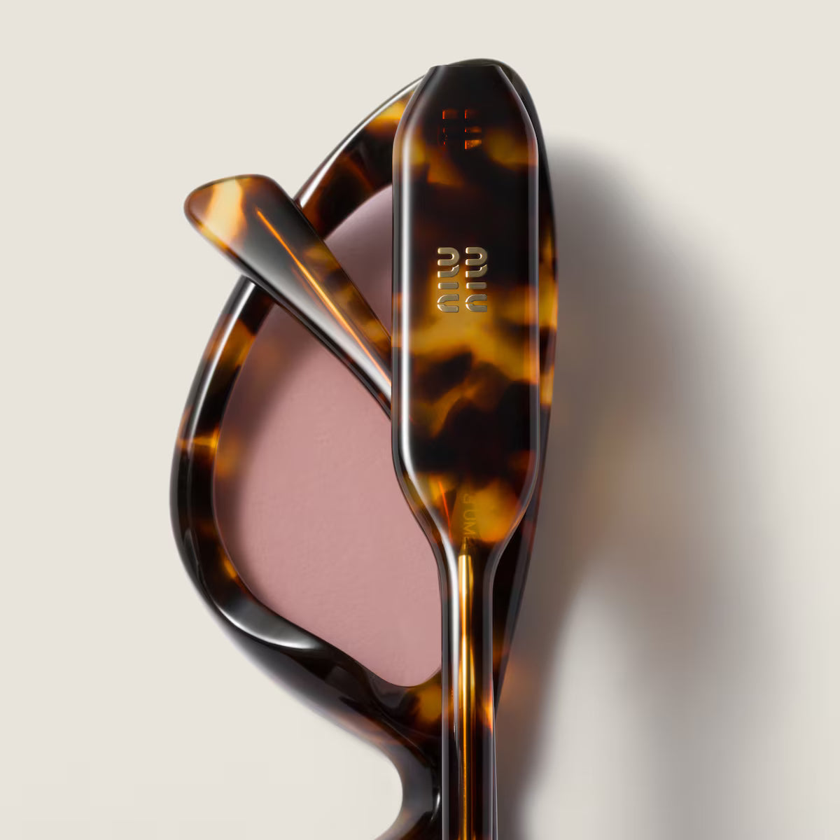 Occhiali da sole cat eye Lenti Rosa
