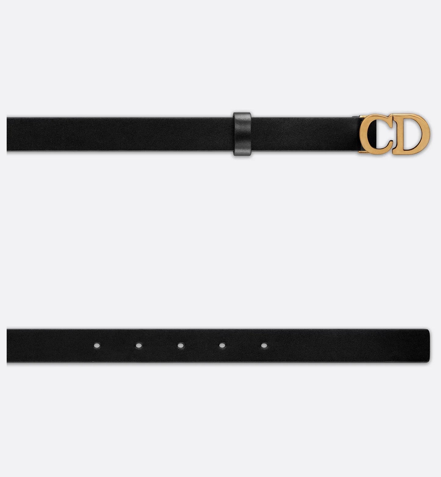 Cintura a sella in pelle di vitello ultrasoft nera 20 mm donna