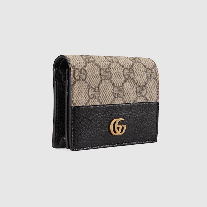 Portacarte GG Marmont Bicolore