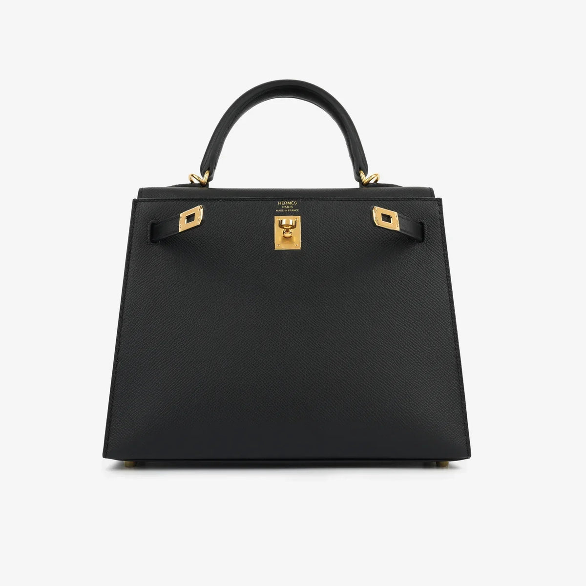 Kelly 25 Noir Epsom