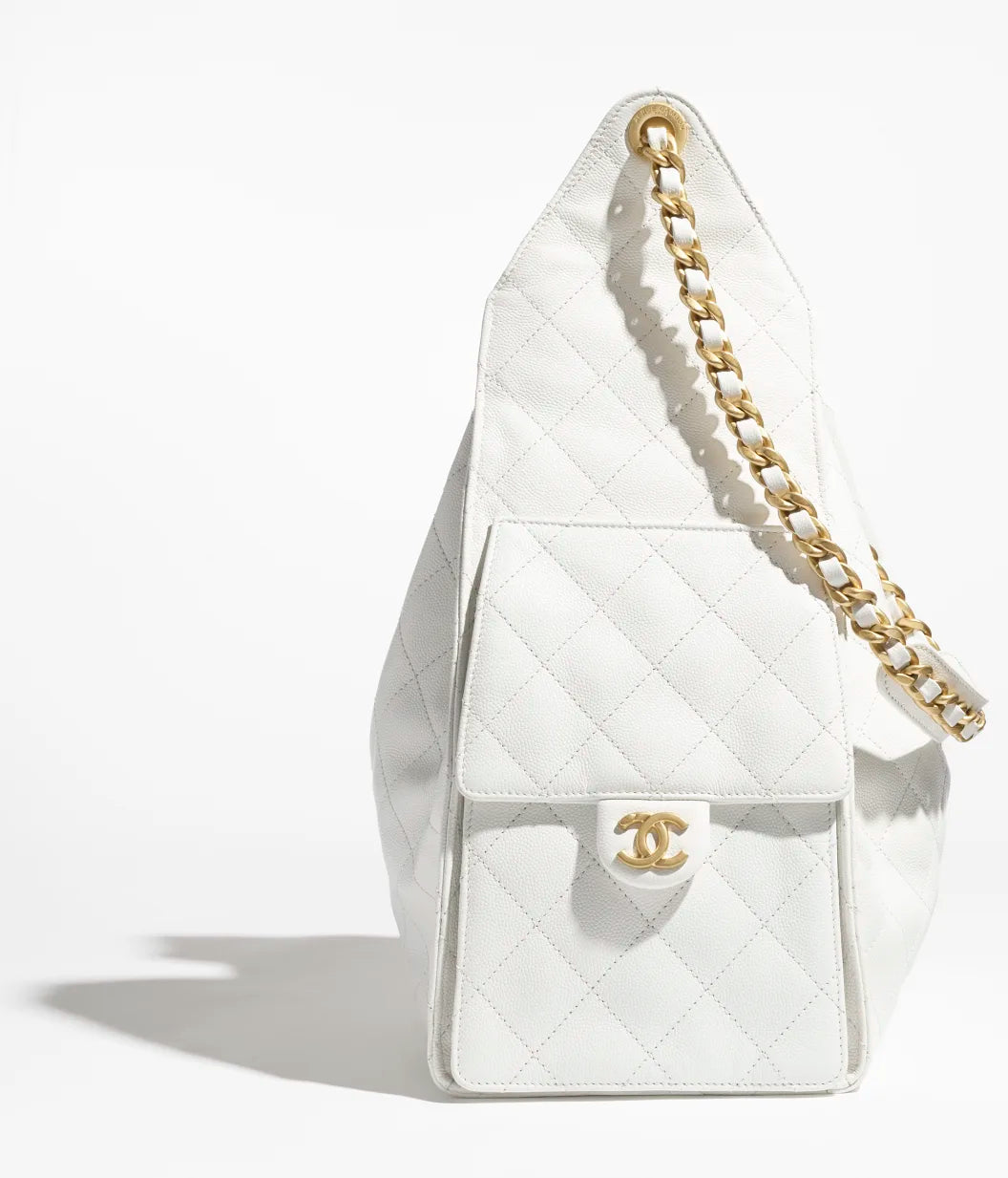 Borsa 25 media bianco