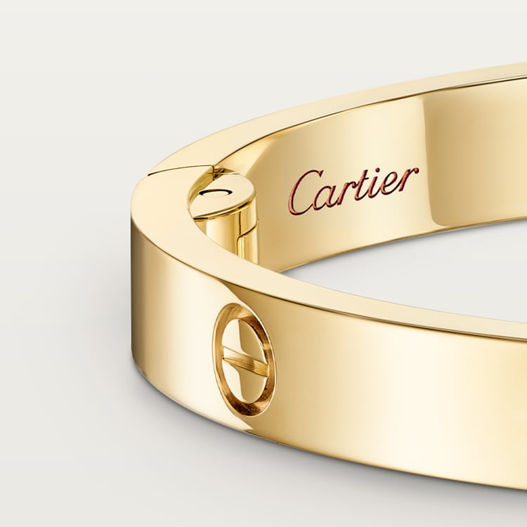 LOVE bracciale modello medio 4 diamanti oro
