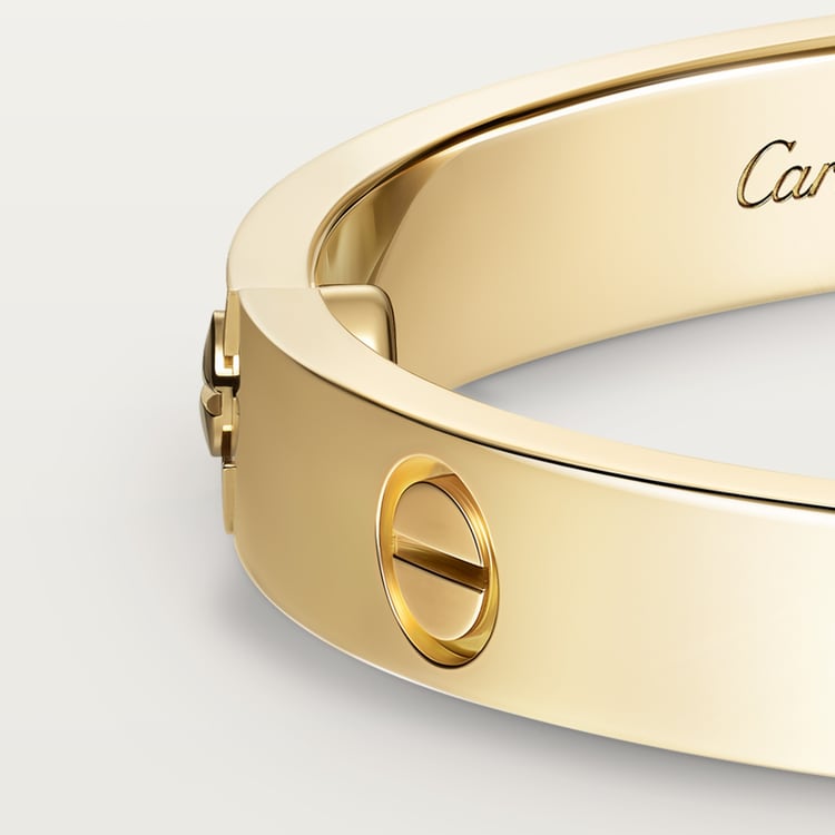 Bracciale LOVE modello classico 4 diamanti in color oro