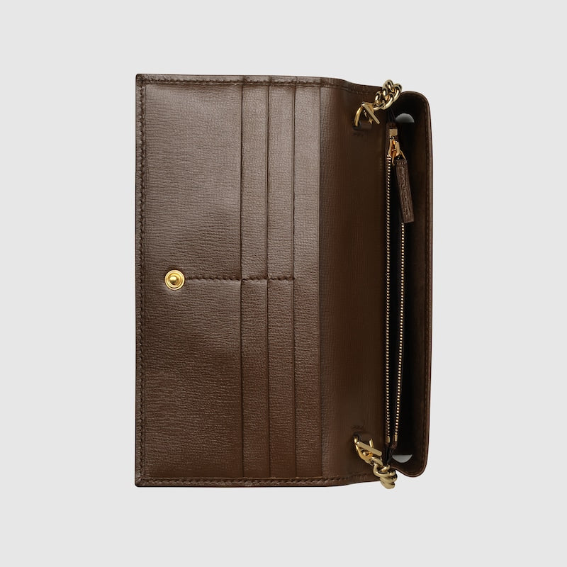 Portafoglio Horsebit 1955 Con Catena in GG Supreme