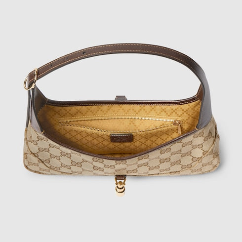 Borsa a spalla Jackie Slim misura media sabia e marrone