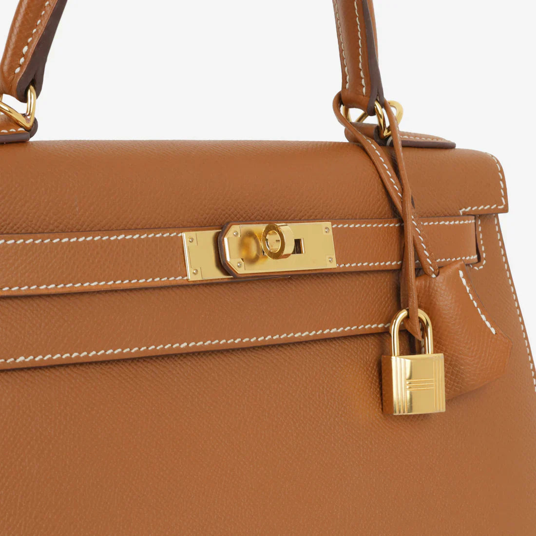 Kelly 28 Oro con accessori in oro Epsom