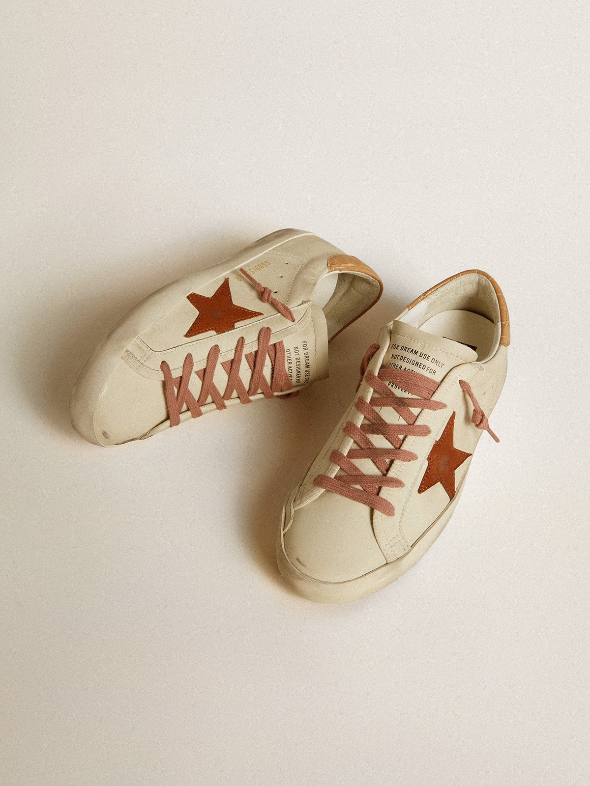 Stella in pelle e talloncino in pelle stampa coccodrillo