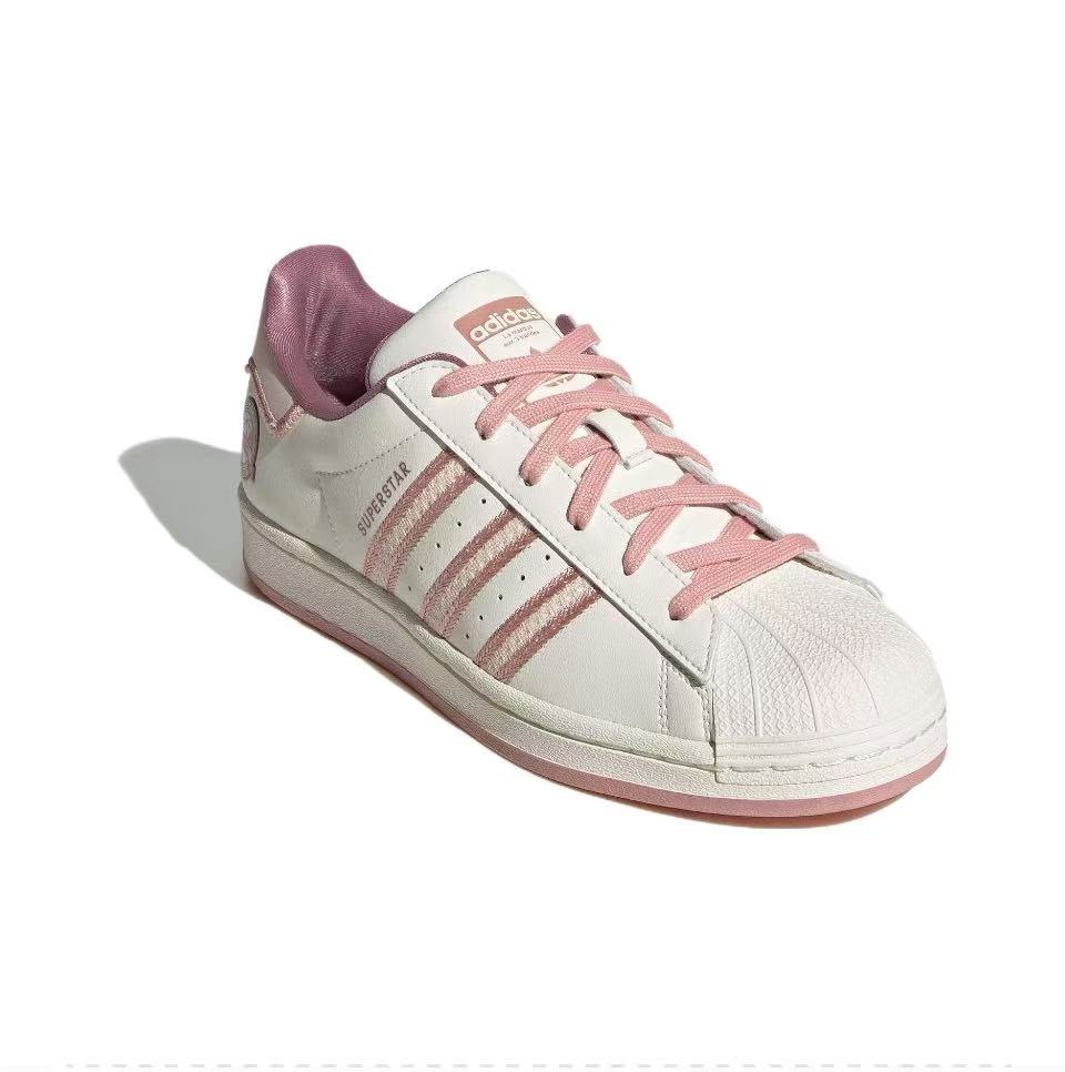 Adidas Originals Superstar Shoes ‘Cream White Pink’ Women’s