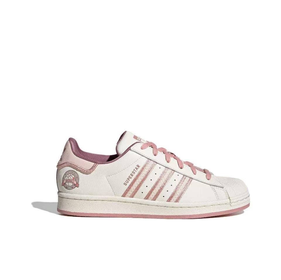 Adidas Originals Superstar Shoes ‘Cream White Pink’ Women’s
