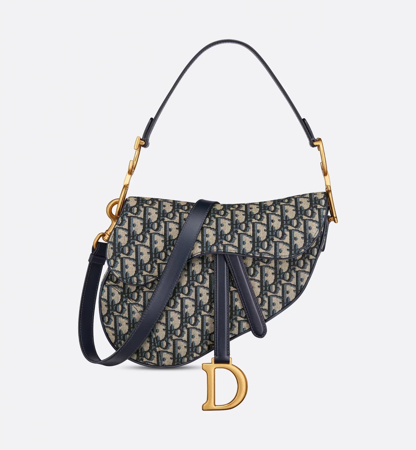 Saddle Bag Jacquard Oblique blu