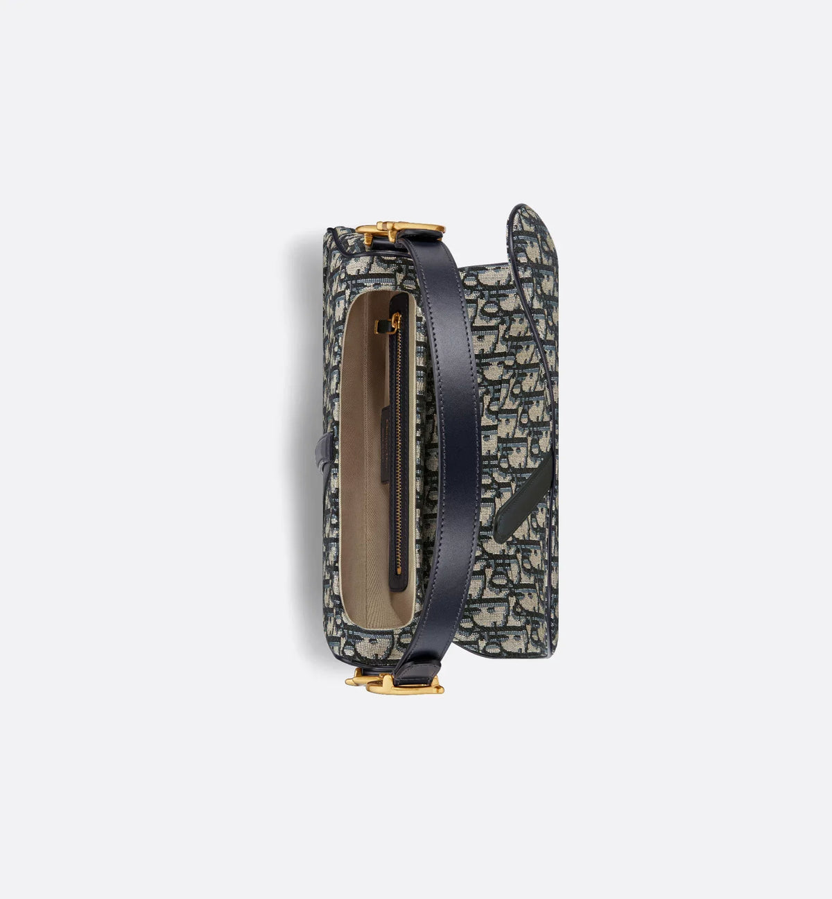 Saddle Bag Jacquard Oblique blu