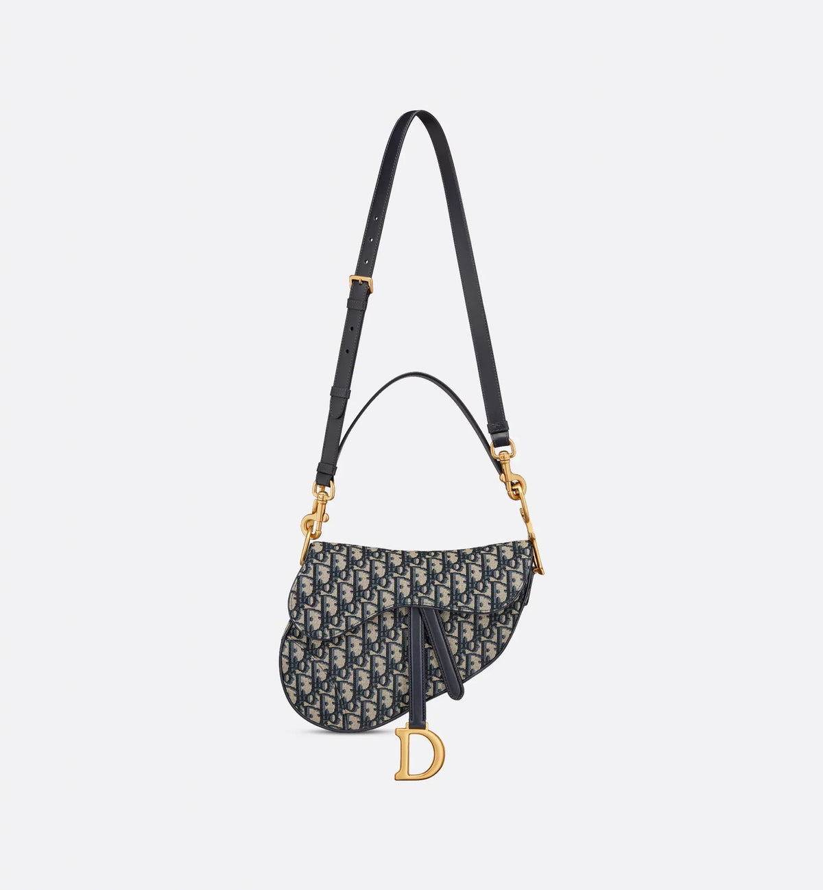 Saddle Bag Jacquard Oblique blu