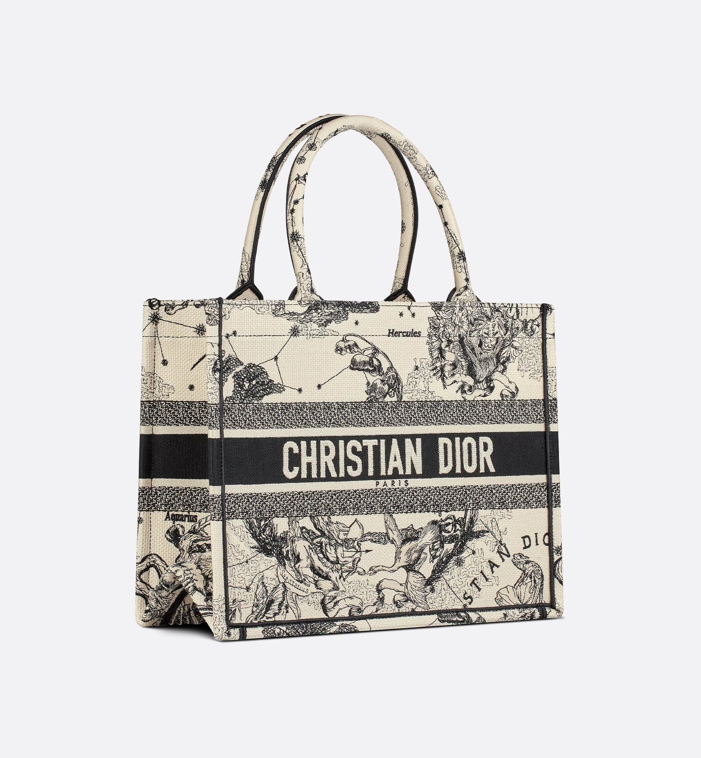Book Tote Zodiac latte e nero