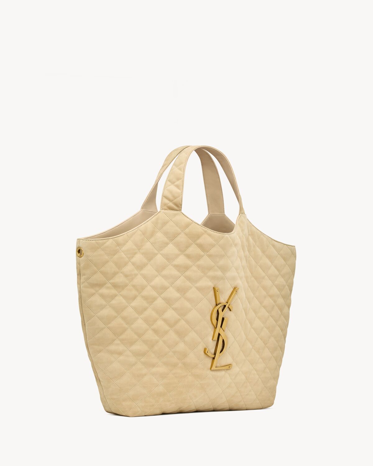 ICARE IN QUILTED NUBUCK SUEDE BEIGE
