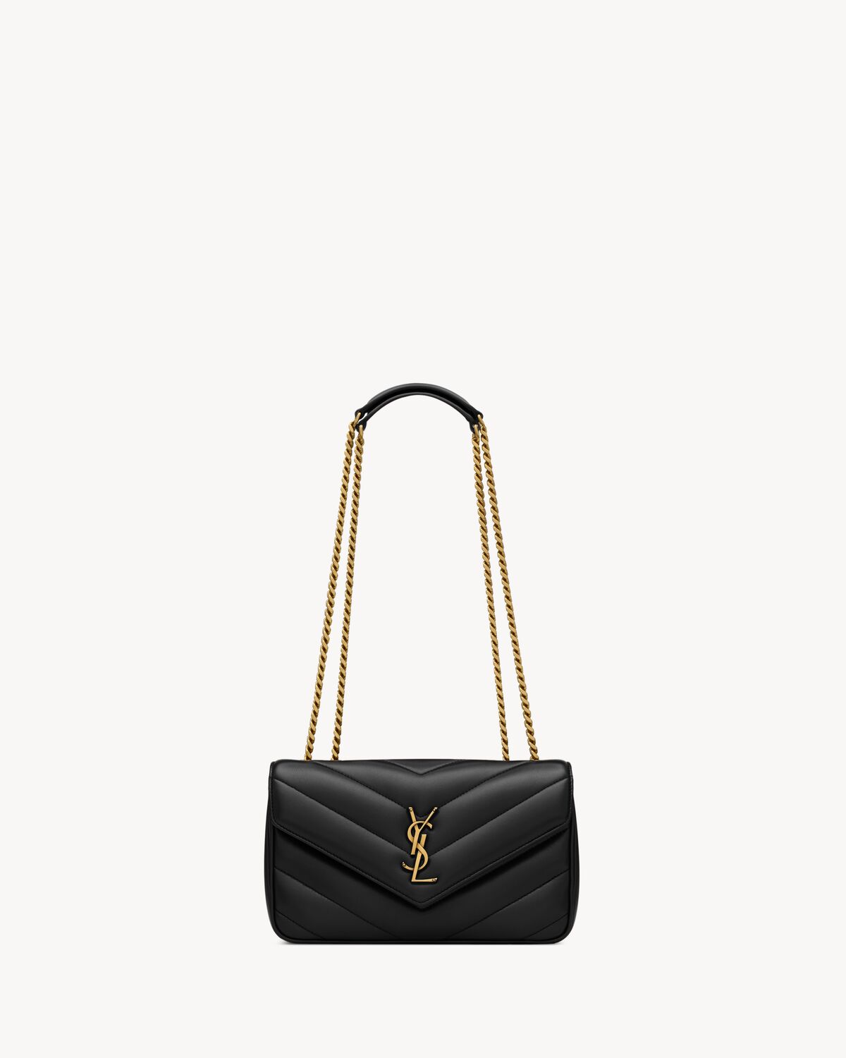 LouLou Small in Matelassé Nero