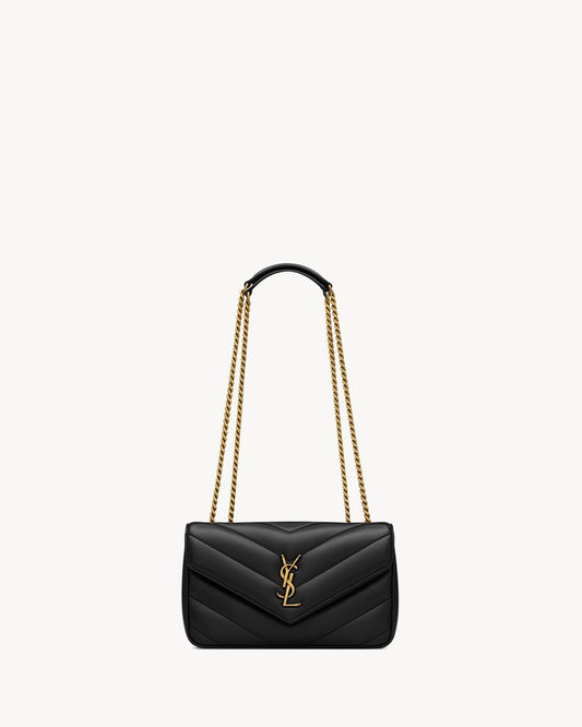 LouLou Small in Matelassé Nero