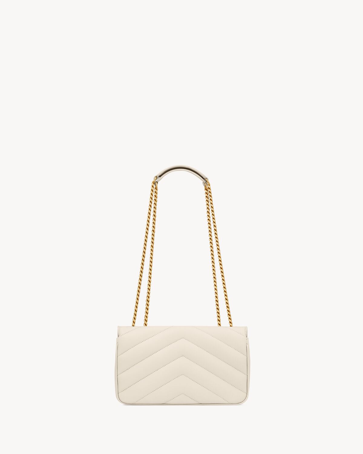 LouLou Small in Matelassé Bianca