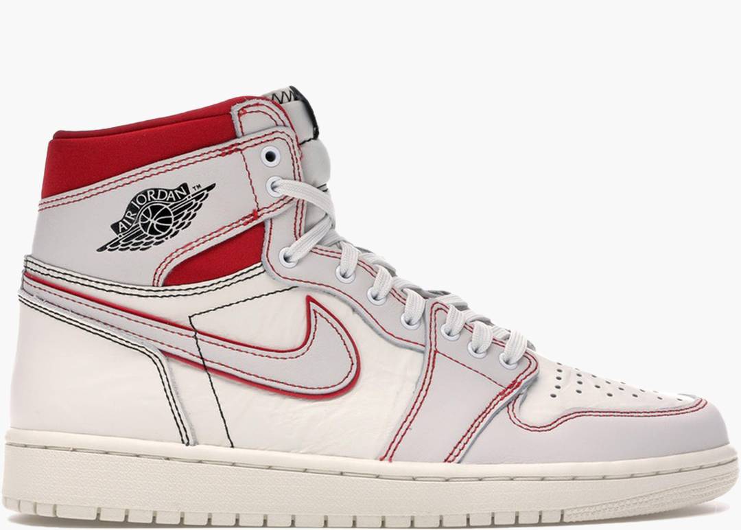 Nike Air Jordan 1 Retro High Phantom Gym Red