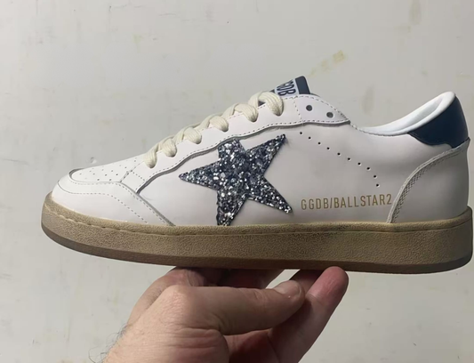 Golden Goose Ball Star White/Blue