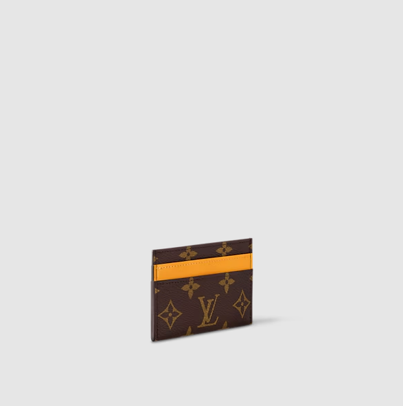 Doppio porta carte di credito Safran Giallo