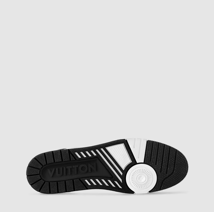 Sneaker Trainer Monogram Denim Nero