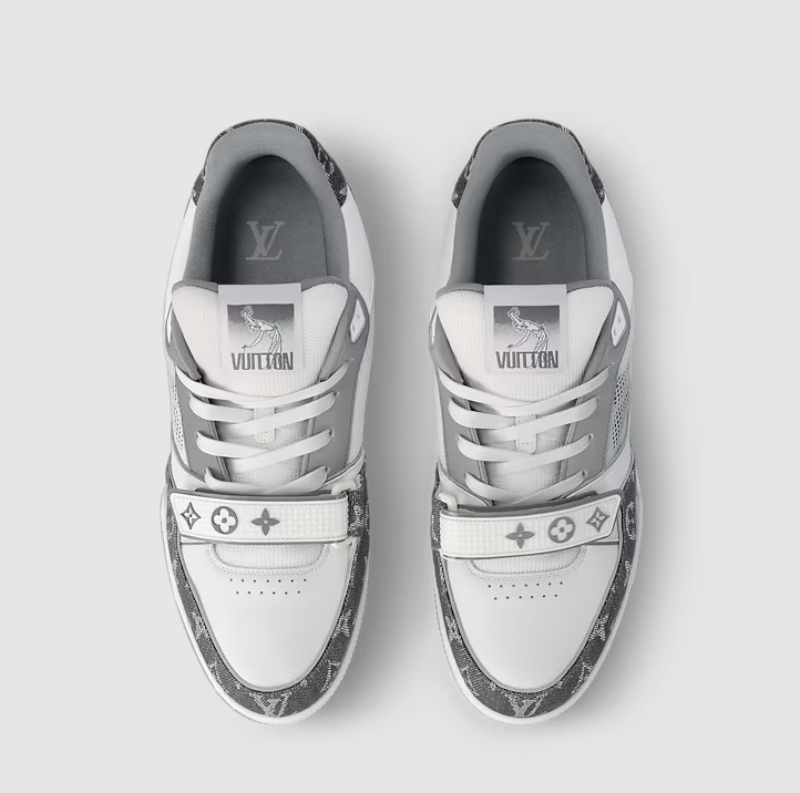 Sneaker Trainer Monogram Grigio