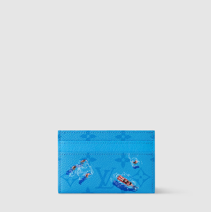 Doppio Portacarte di credito Blue lagon