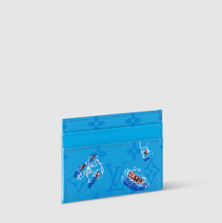 Doppio Portacarte di credito Blue lagon