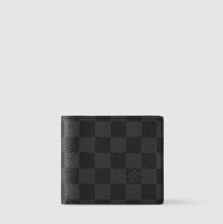 Portafoglio Amerigo Tela Damier Graphite