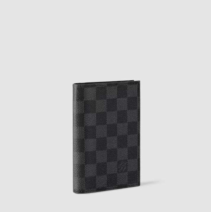 Porta passaporto Tela Damier Graphite