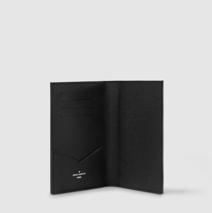 Porta passaporto Tela Damier Graphite