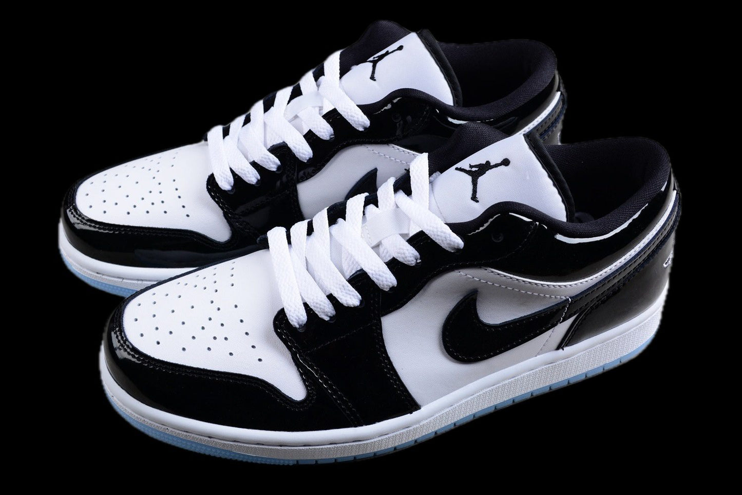 Air Jordan 1 Low shiny black