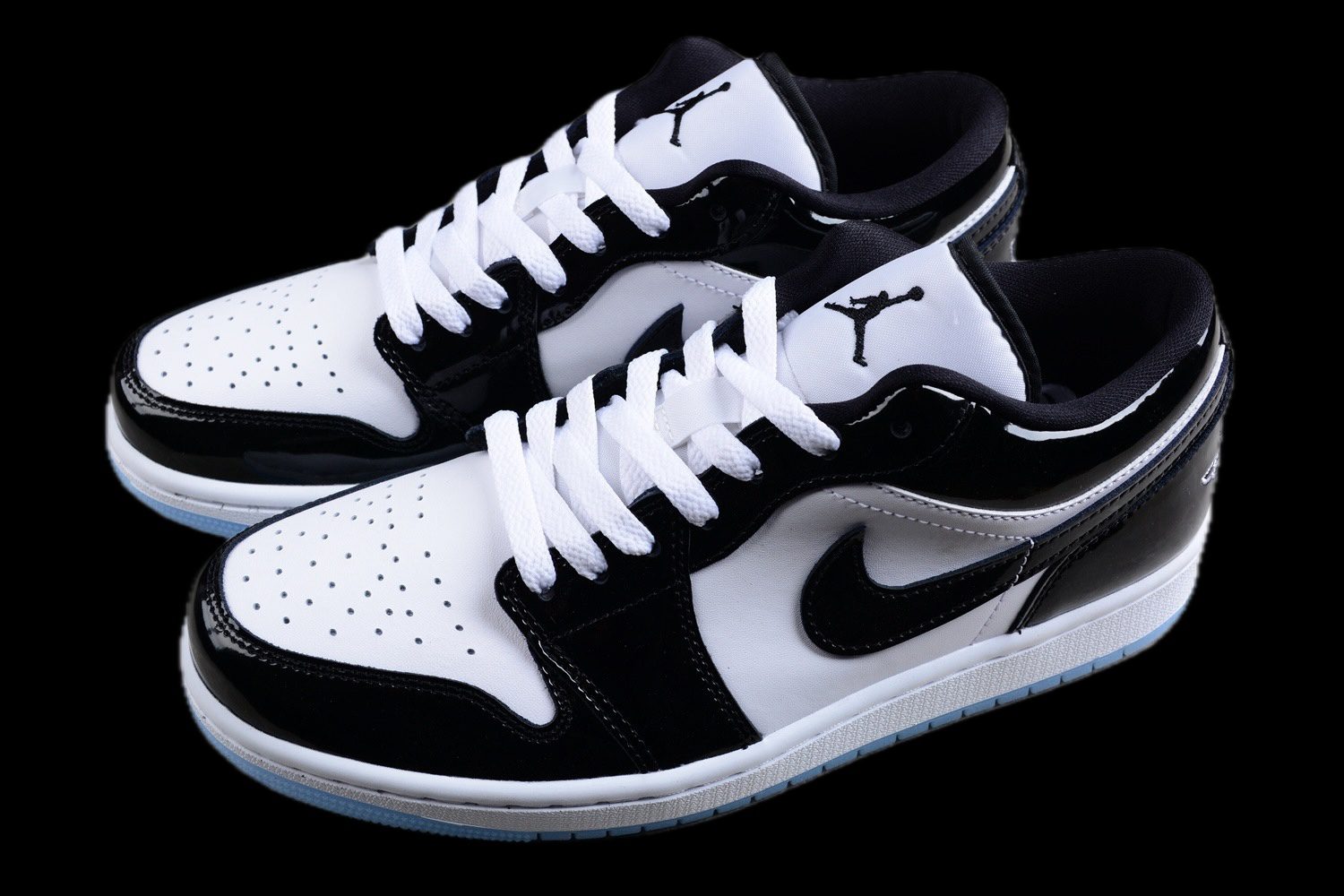 Air Jordan 1 Low shiny black