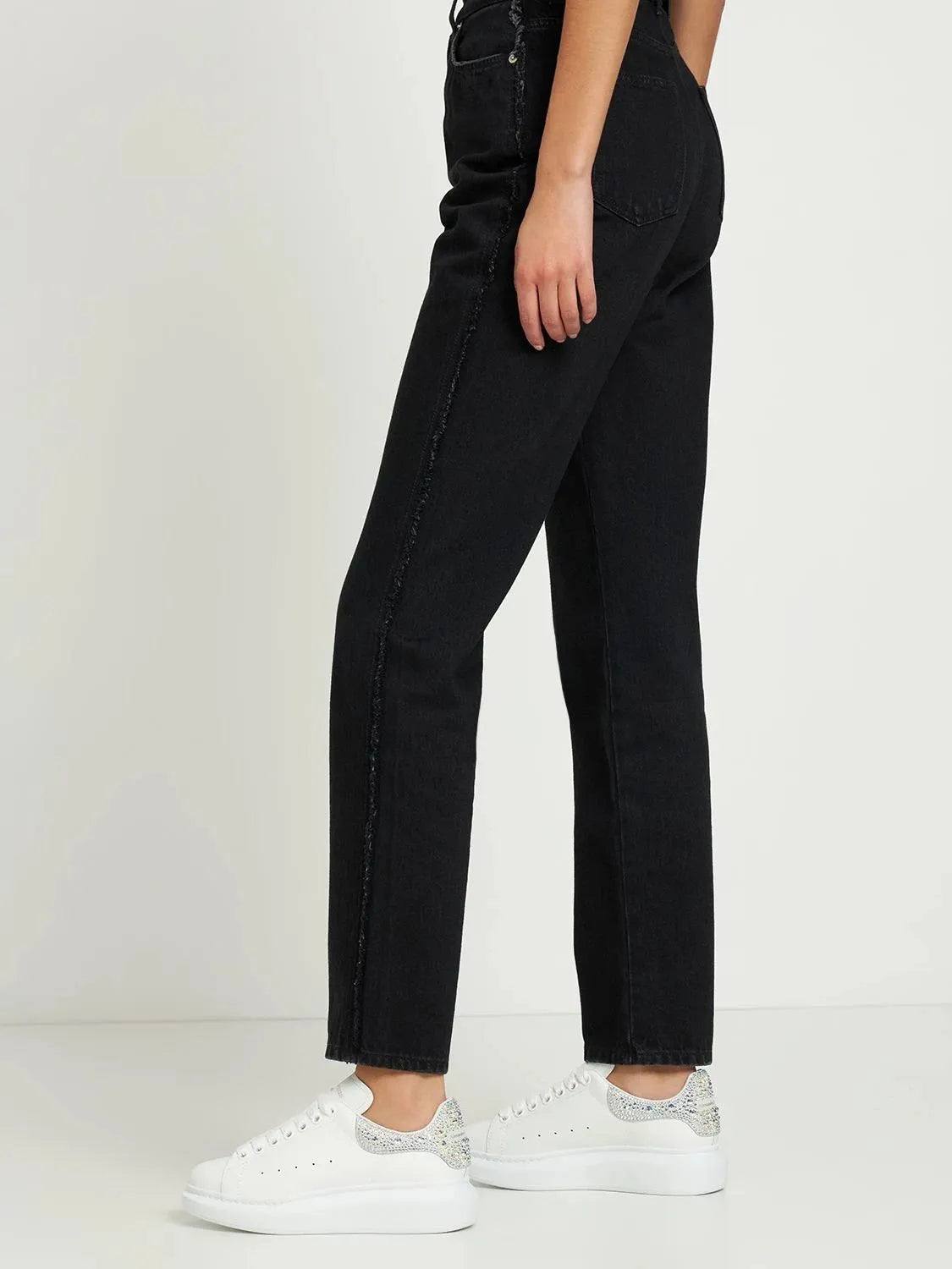 Alexander Mcqueen da Donna Bianco Scintillante