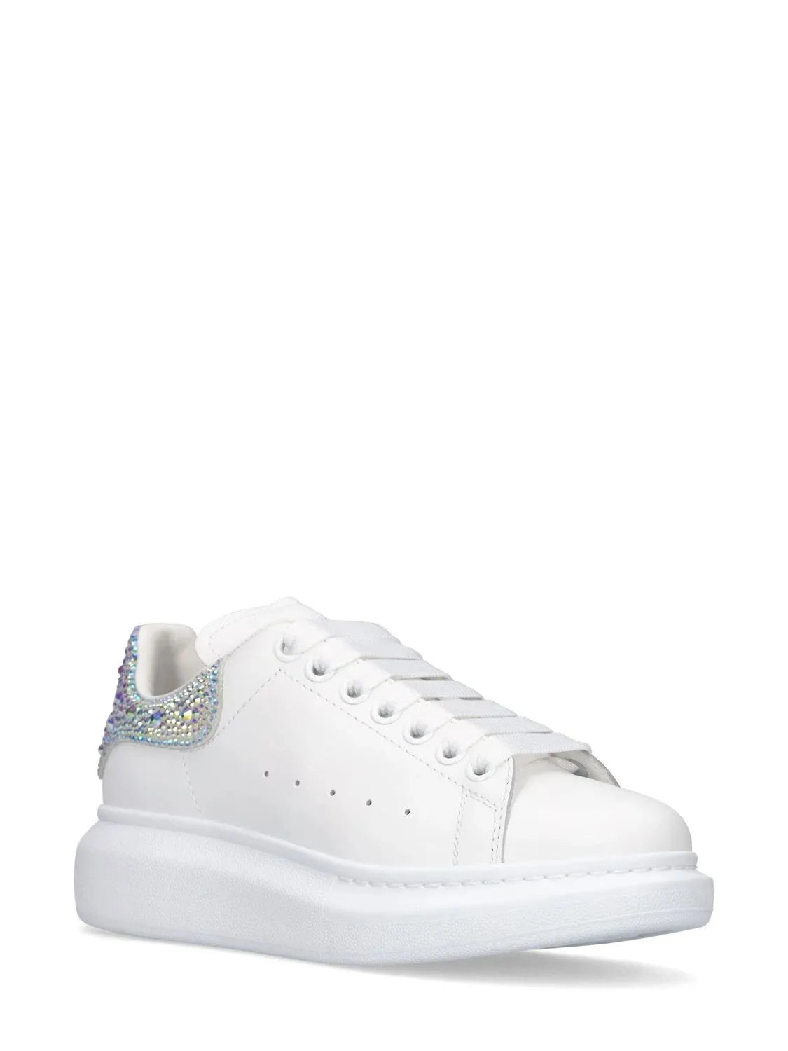 Alexander Mcqueen da Donna Bianco Scintillante