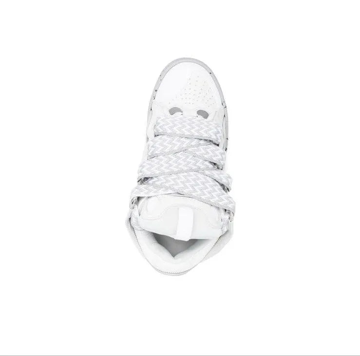 Lanvin Wmns Curb Sneakers ‘White Grey’