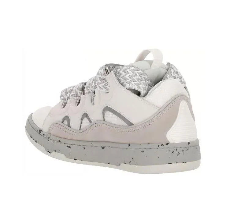 Lanvin Wmns Curb Sneakers ‘White Grey’