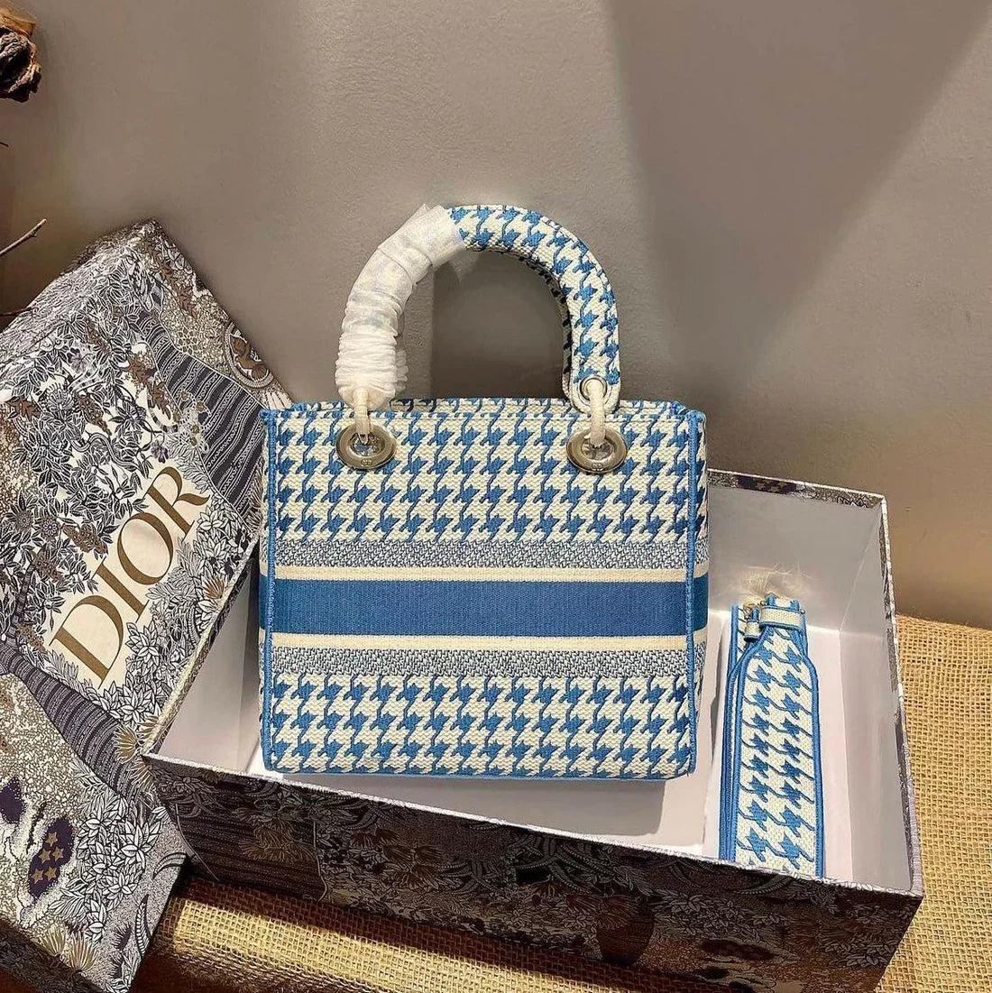 BORSA MEDIA BOOK TOTE AZZURRO